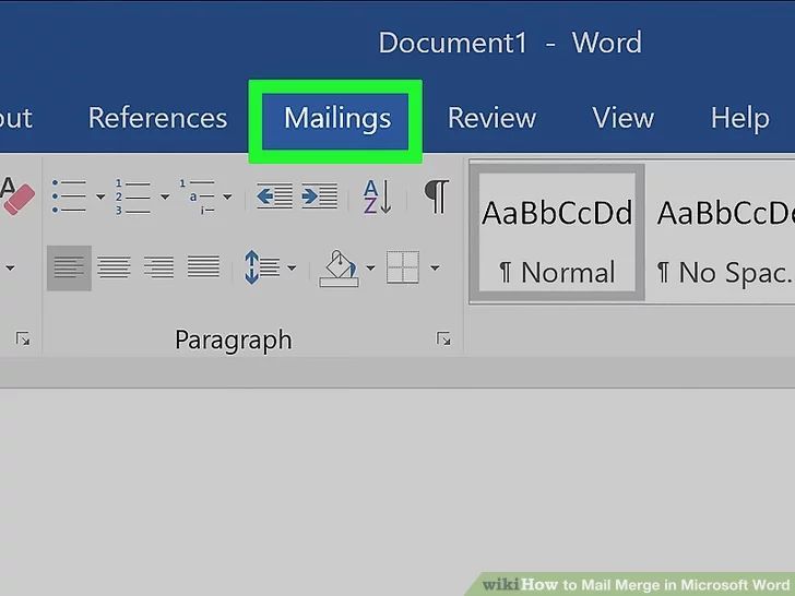 word for mac mailmerge mail grayed out